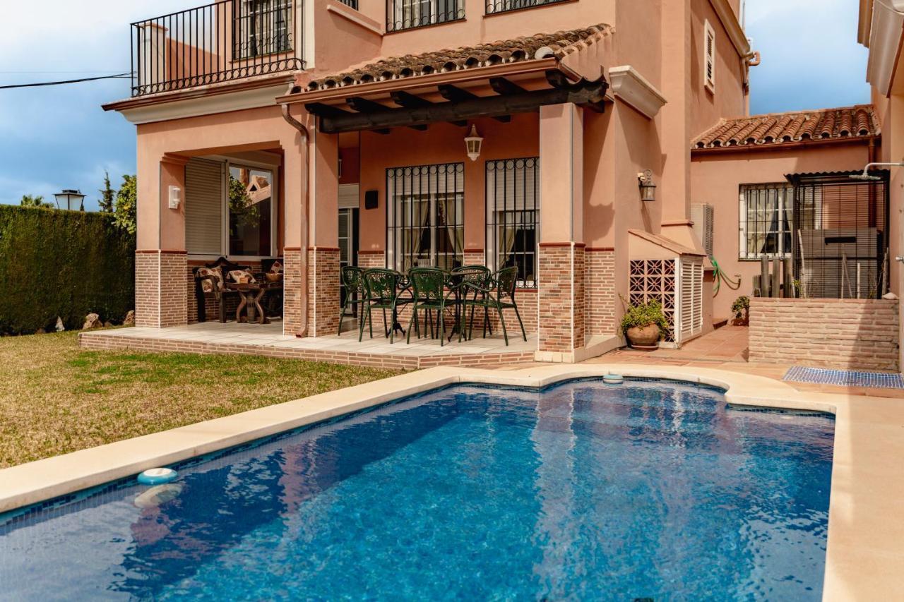 Villa Estilo Mediterranea Con Piscina, Jardin, Bbq Y Jacuzzi - Villa Bel Air Real Estepona Eksteriør bilde